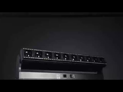 Luz de alta luminosidad LED de cabeza móvil 10X60W 4 en 1 perlas de luz