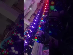 12pcs 40W RGBW 4 en 1 LED Beam Wash Moving Head Light para luces de boda