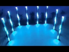 Iluminación de escenario con barra LED RGB de 600W con modo autopropulsado